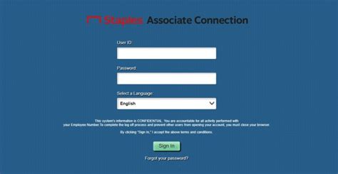 It is designed to make it easy for employees to access important work-related information and benefits. . Associate connection staples